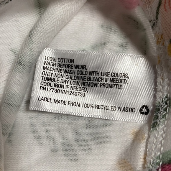 Cloud island white floral pants size newborn - Picture 4 of 5